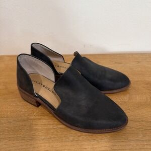 Lucky Brand Gennifa Cutout Loafers Size 6